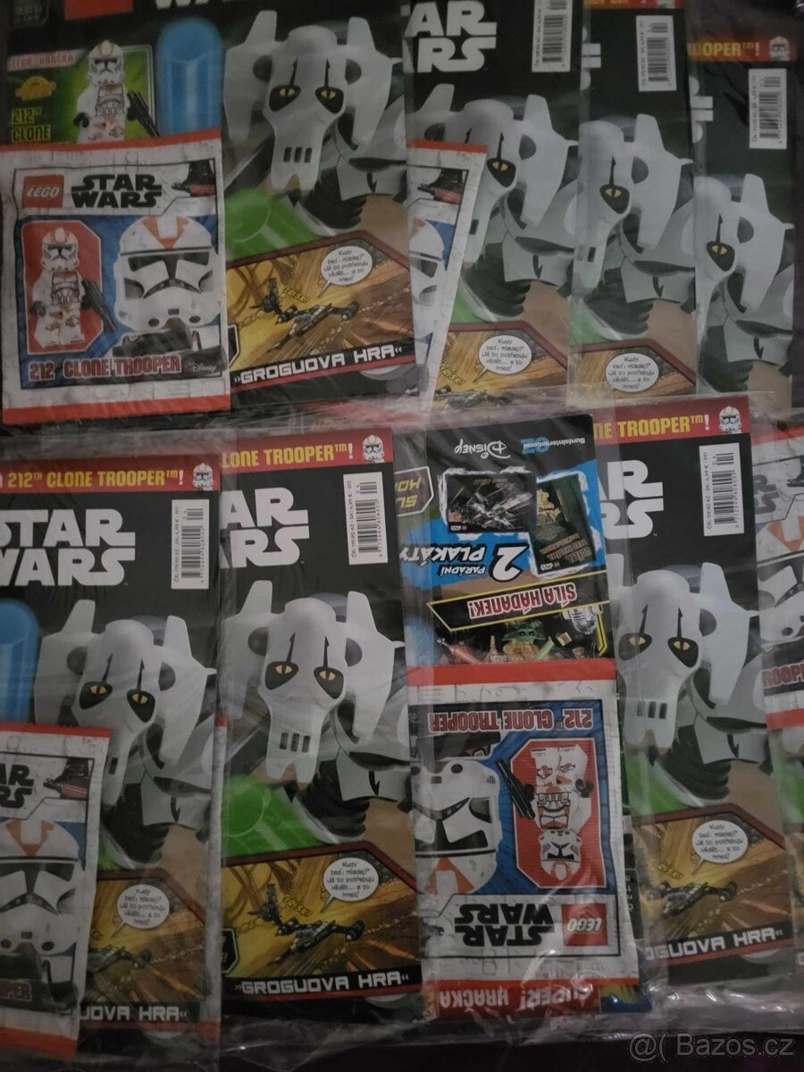 LEGO Star wars časopis + Lego postavička Clone trooper 212