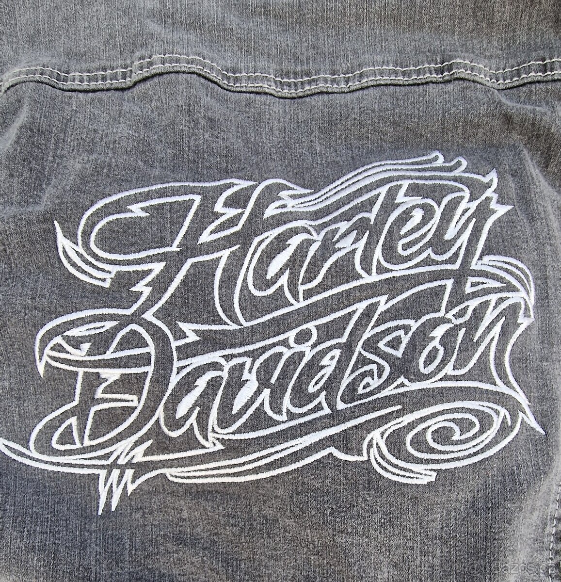 Dámská džínová vesta chopper Harley Davidson vel L