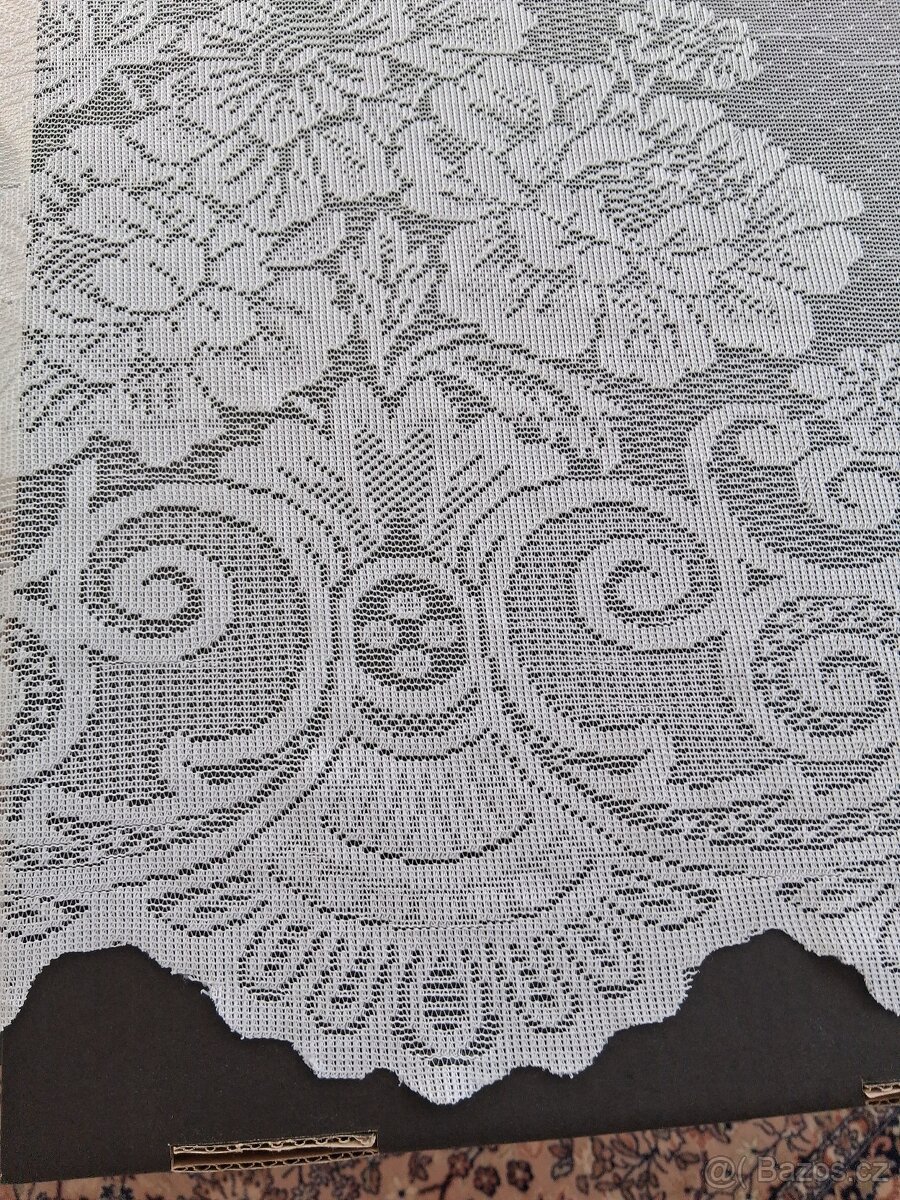 Záclona. 260 x 620 cm. TOP. Bílá.