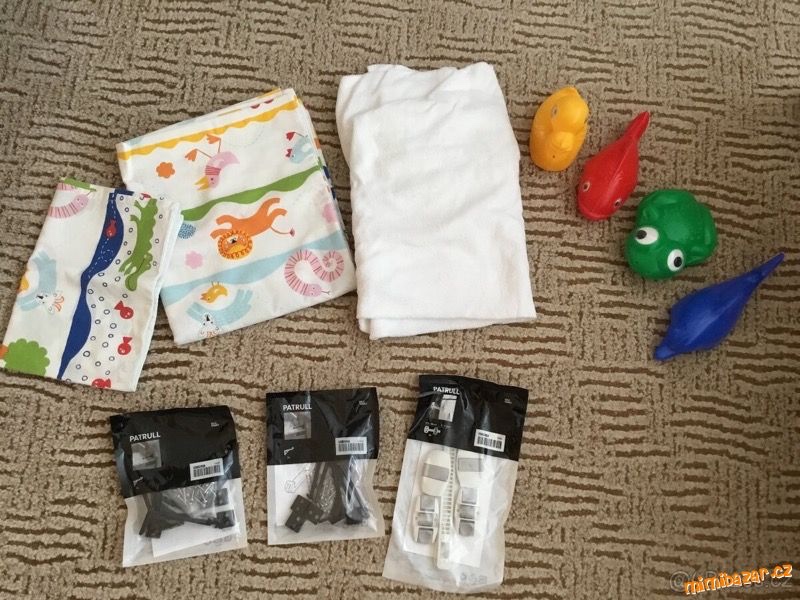 Povlečení,prostěradlo IKEA+hračky do vody
