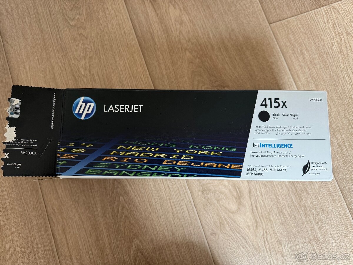 Originální HP toner 415X, W2030X černý + barevné