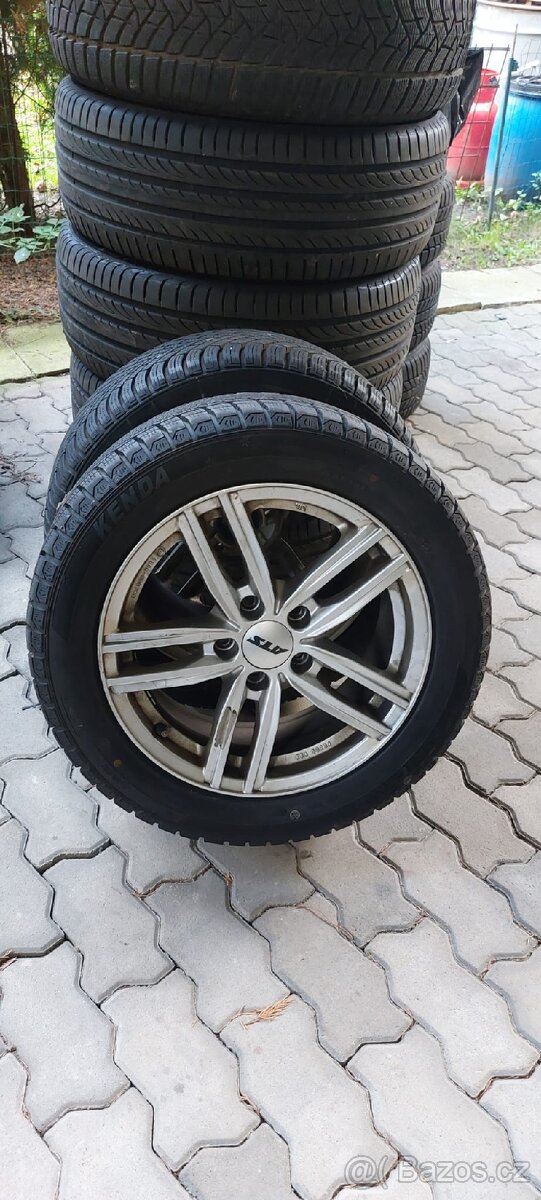 Alu kola ATS a zimni pneu 5x112 Škoda, VW, Seat, Audi