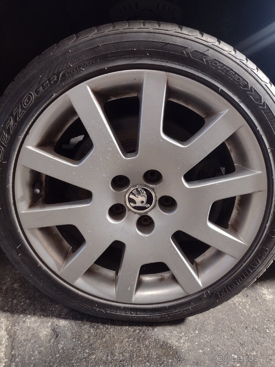 Originální alu. kola SPIDER Škoda Fabia RS I.