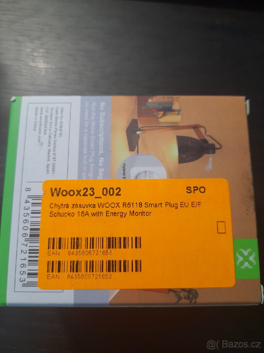 WOOX R6118 Smart Plug EU E/F Schucko 16A with Energy Monitor