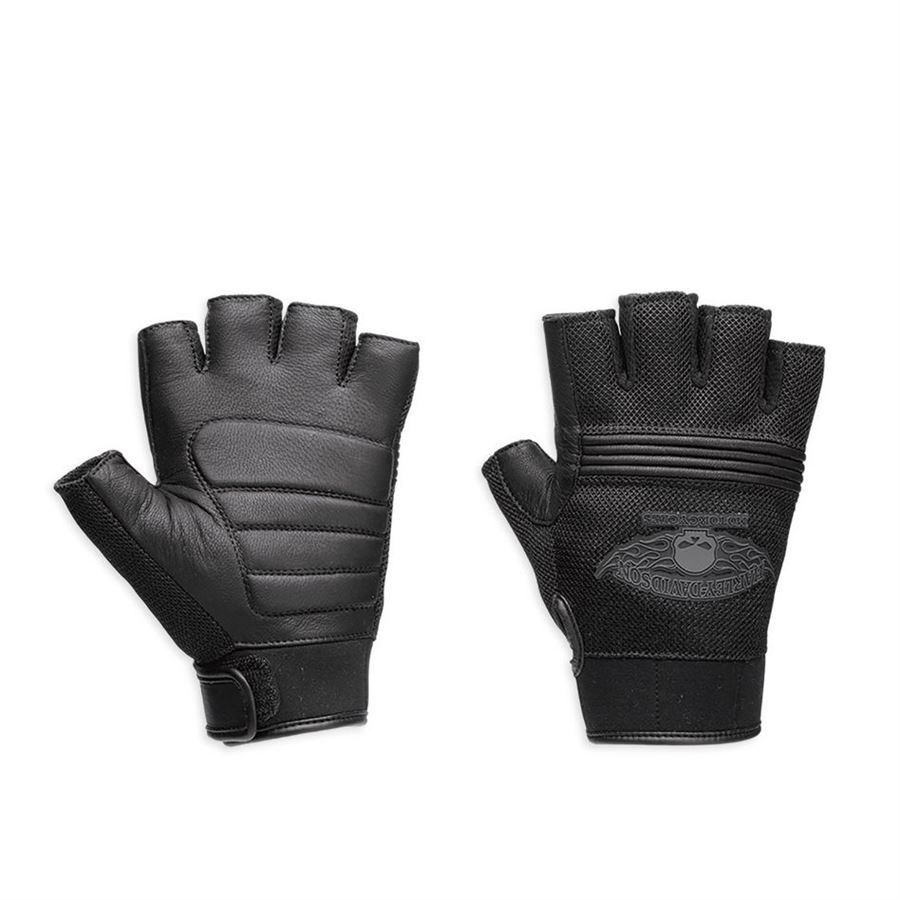 Bezprstové rukavice Harley-Davidson Skull 98277-14VM, XXL