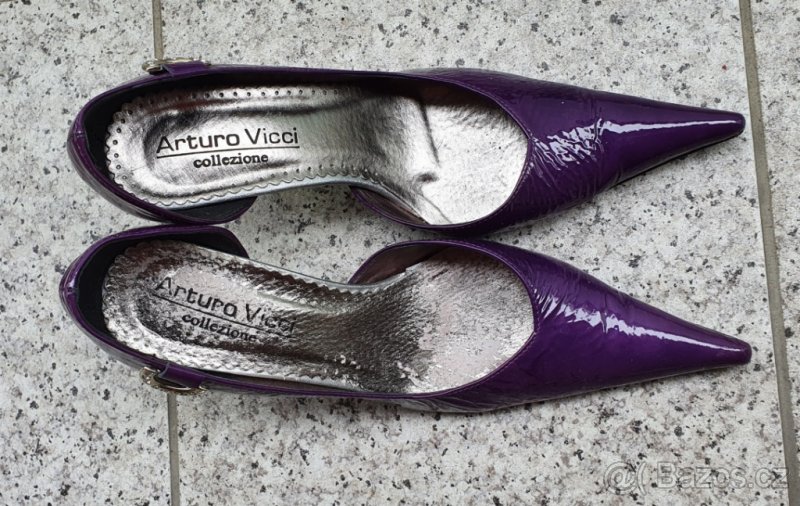 Kožené lodičky, vel.39