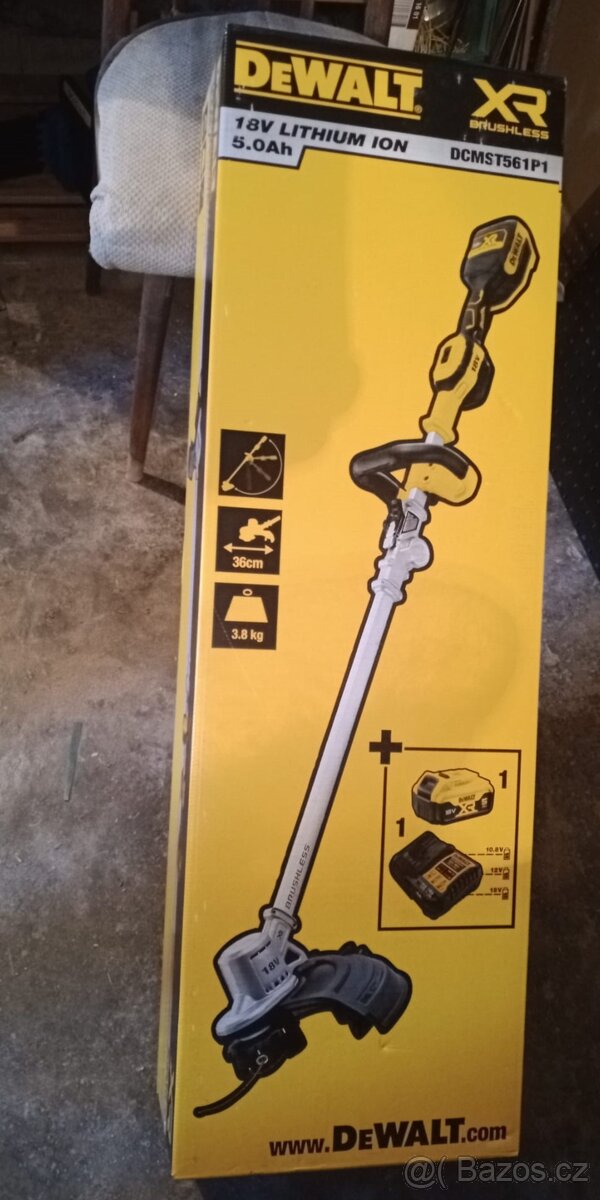 DeWALT DCMST561P1 (1x5Ah) 18V XR bezuhlíková aku strunová se