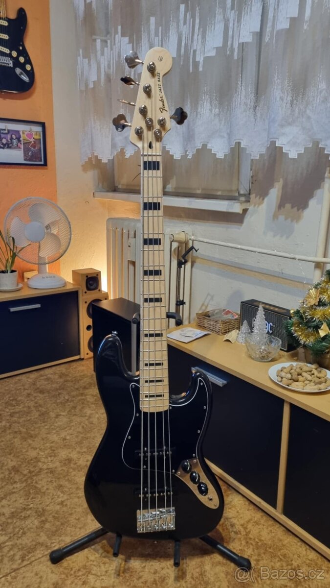 Prodám Fender Affinity ACT Jazz Bass V BKM