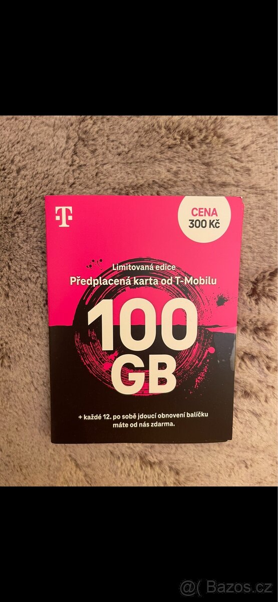 T-Mobile karta 100GB