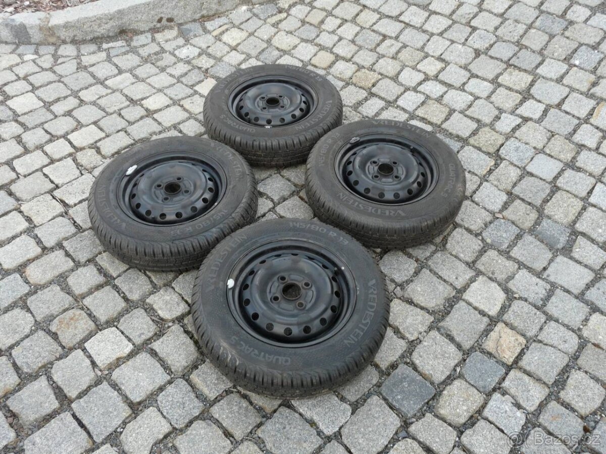 ZIMNÍ PNEU + DISKY 145/80R13 KIA 13"