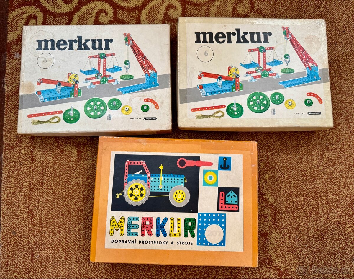 Stavebnice Merkur 202, 5 a 6