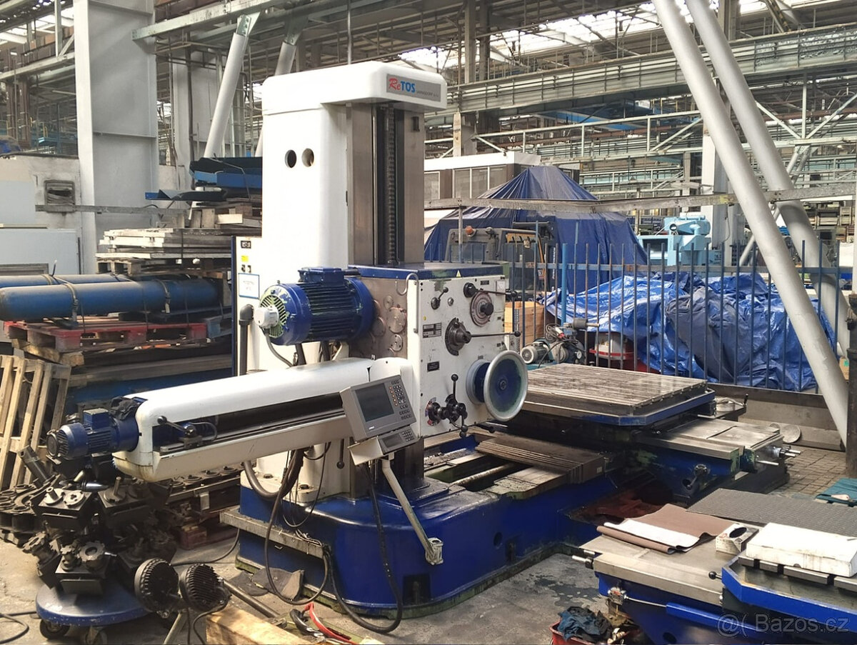 TOS horizontální vyvrtávačka W 100 A