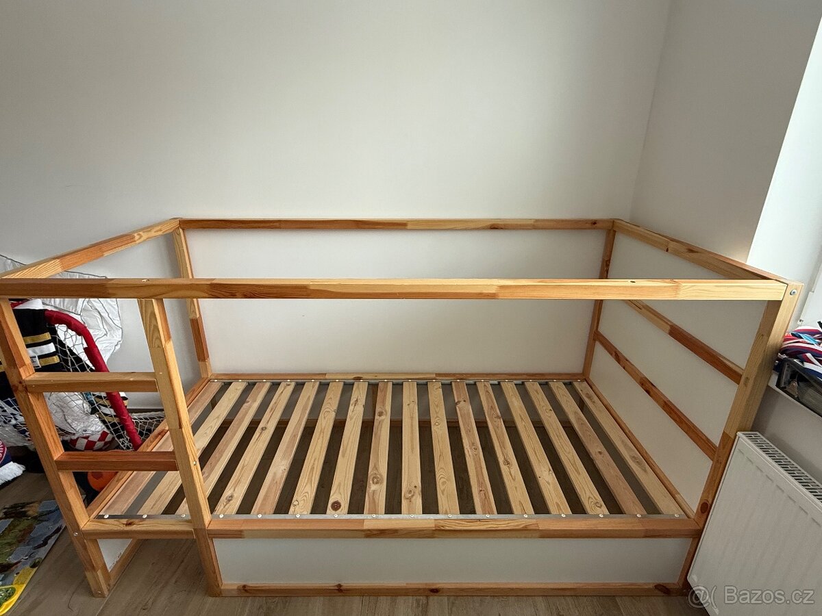 Oboustranna detska postel - Kura,IKEA