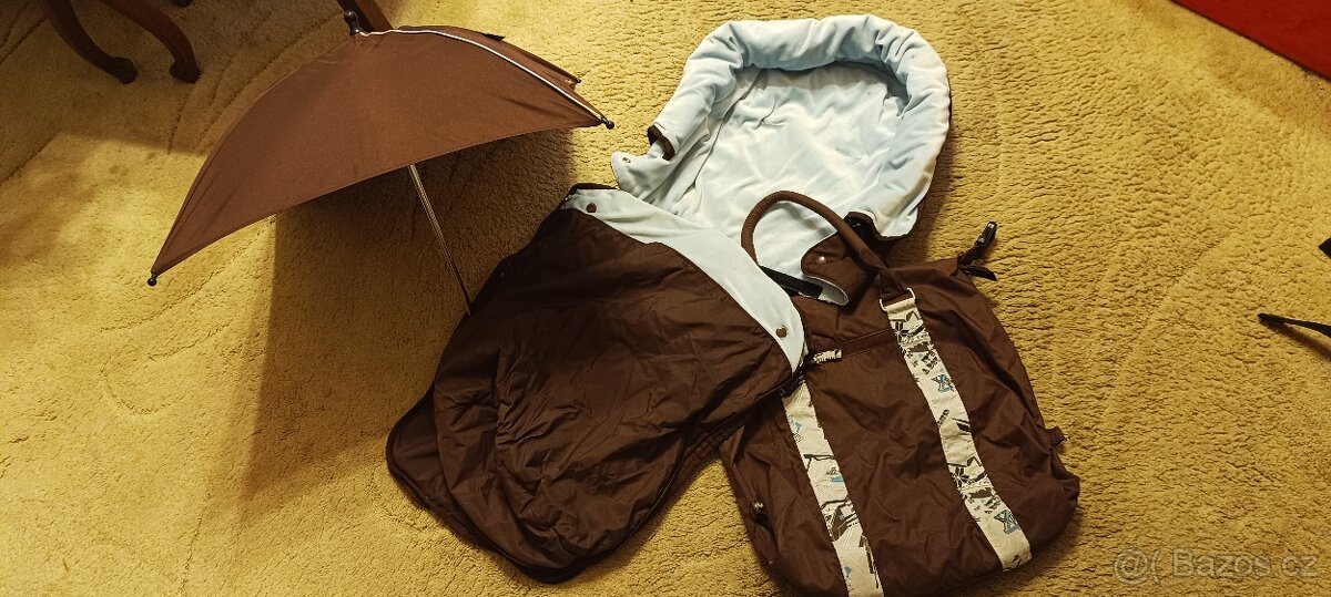 TÉMĚŘ NOVÁ taška, fusak, slunečník ke kočárku x-lander