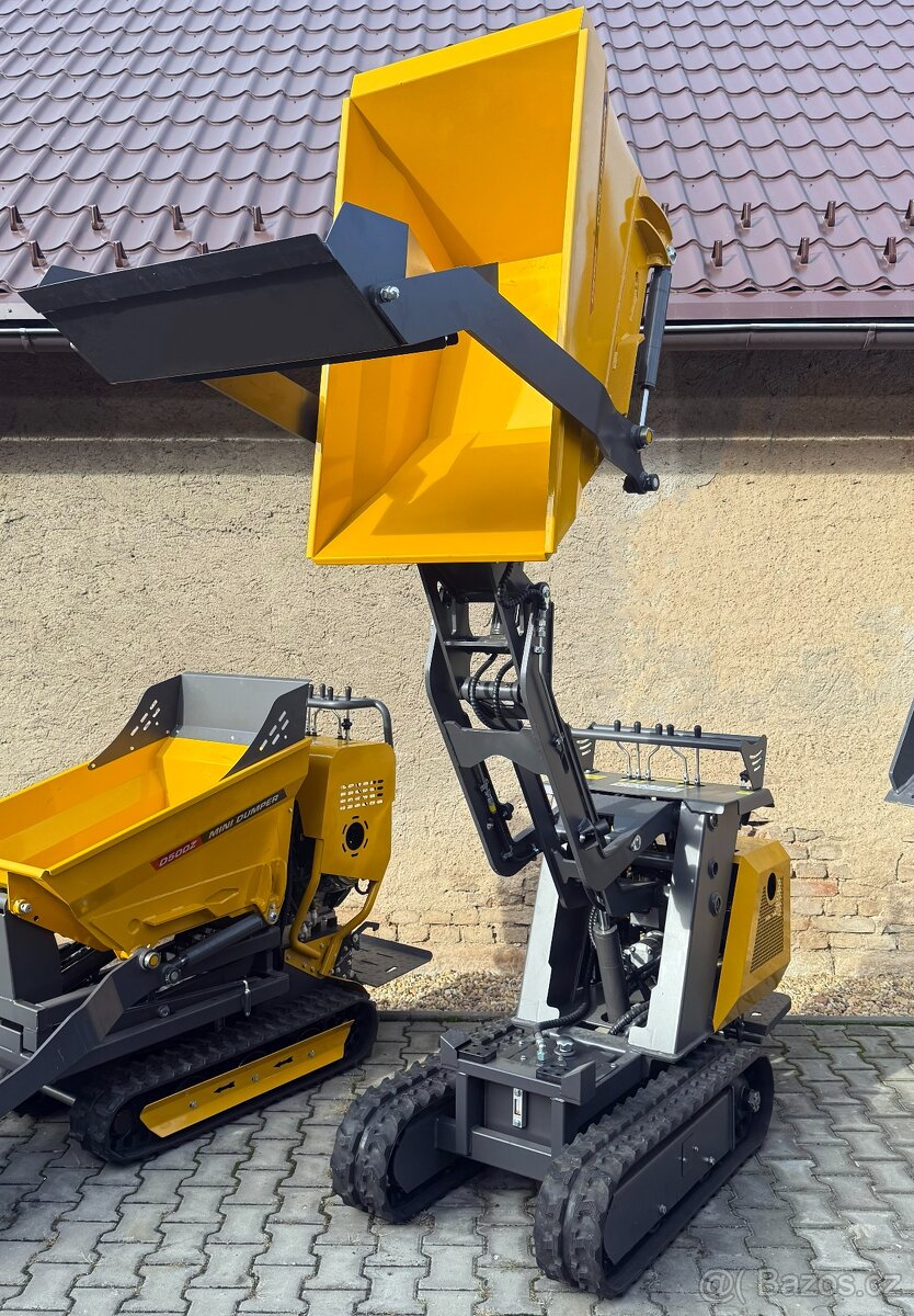 Dumper 800kg – zvedací korba, motor Briggs & Stratton, 2mth