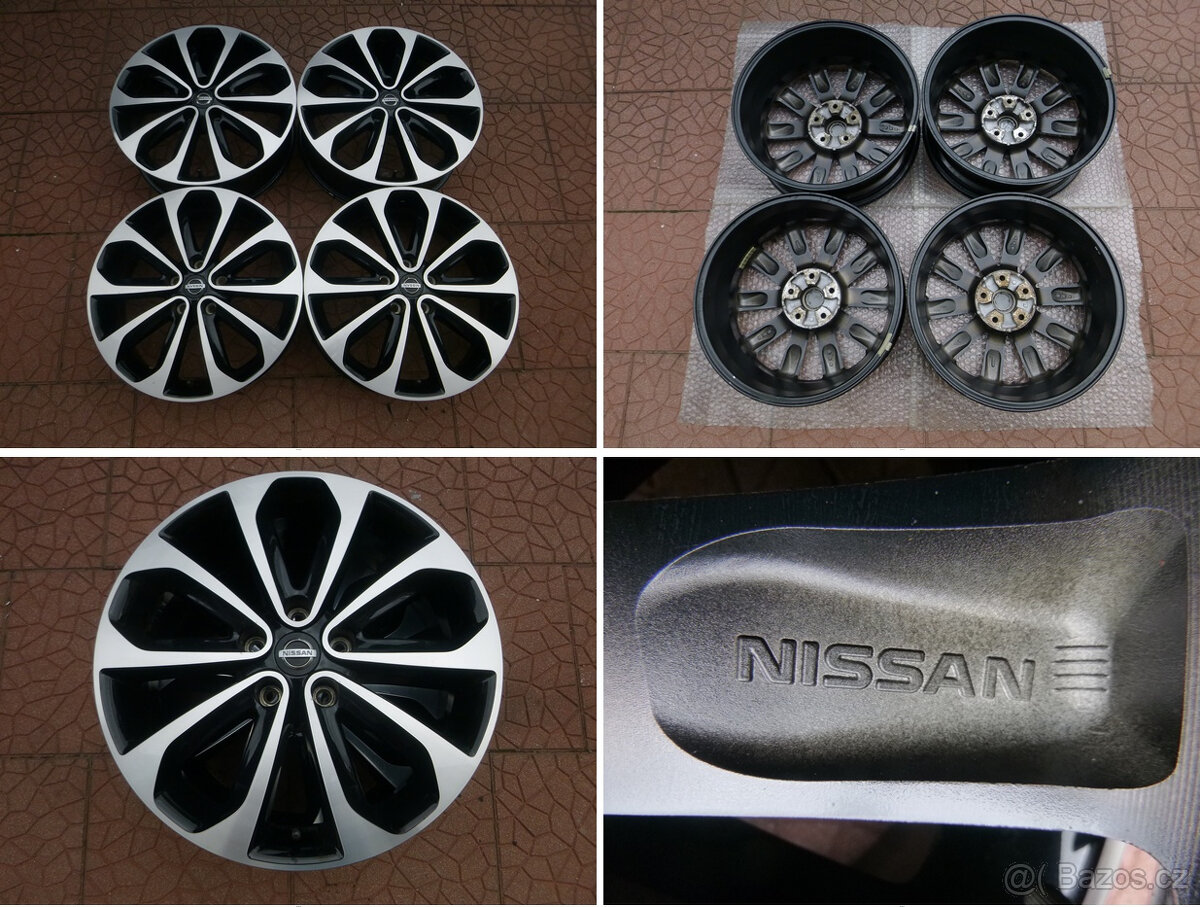 Alu sada disky kola originál Nissan 5x114,3 6,5Jx18 ET40