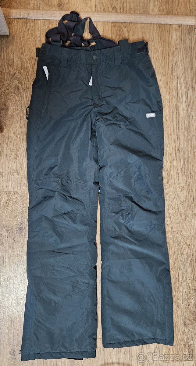 Chlapecké oteplováky, zimní lyžařské kalhoty vel 146