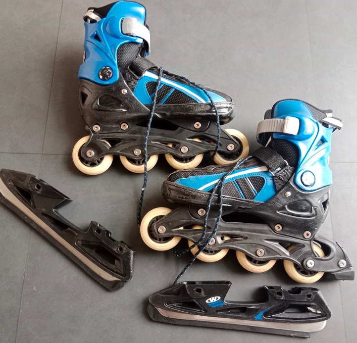 Dětské nastavitelné brusle Worker, 33-37, inline a na led