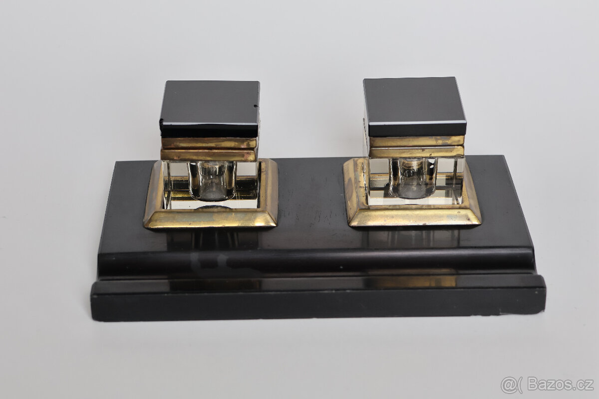 kalamář čený art deco starožitný