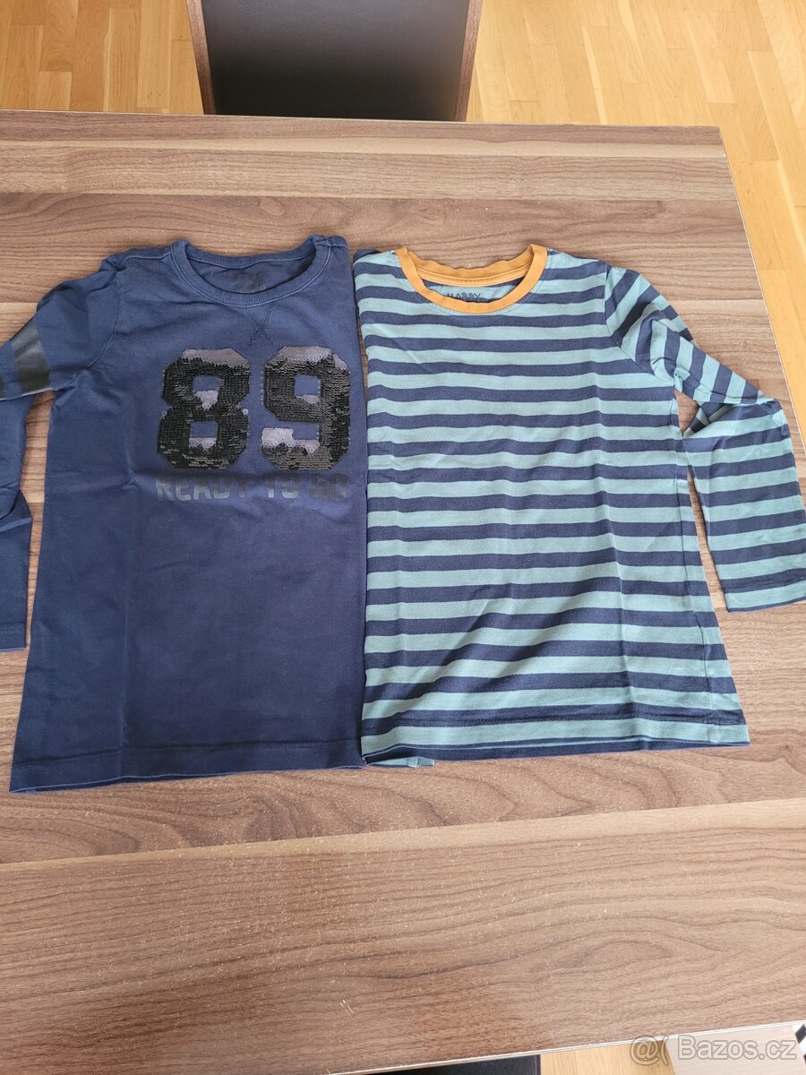 Set dětských triček Tchibo vel.122/128