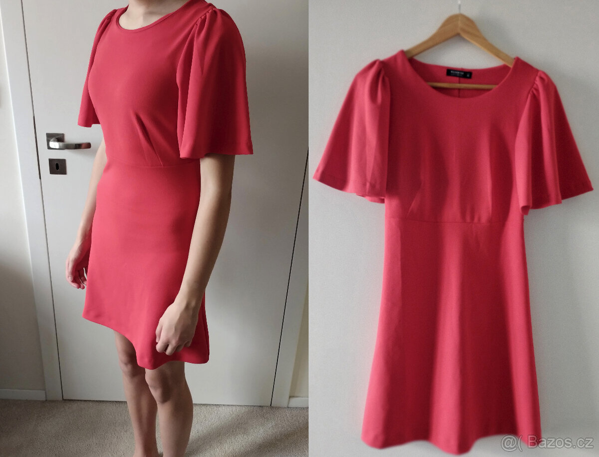 červené krátké šaty Reserved, vel. XS / 34