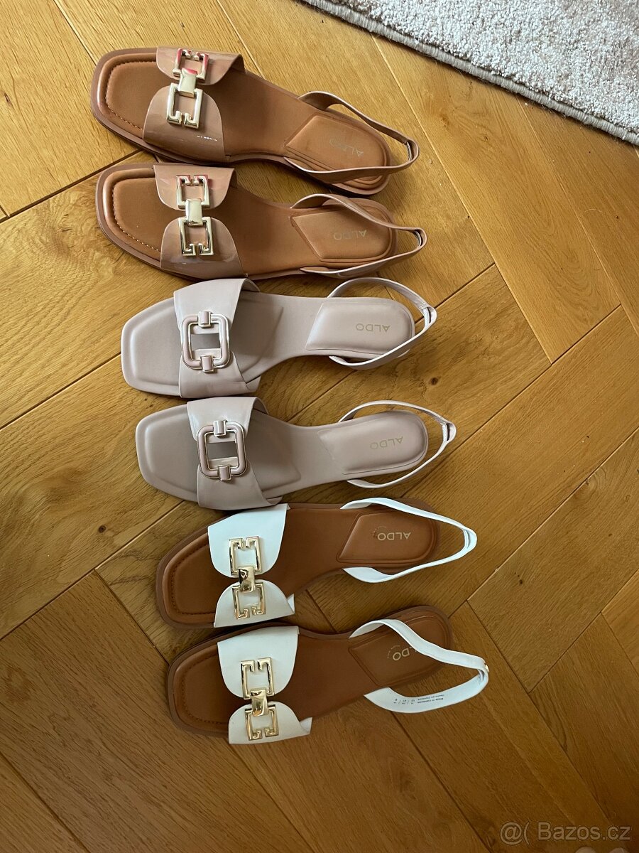 Troje nové sandály zn.Aldo vel 41 za 1200 Kč