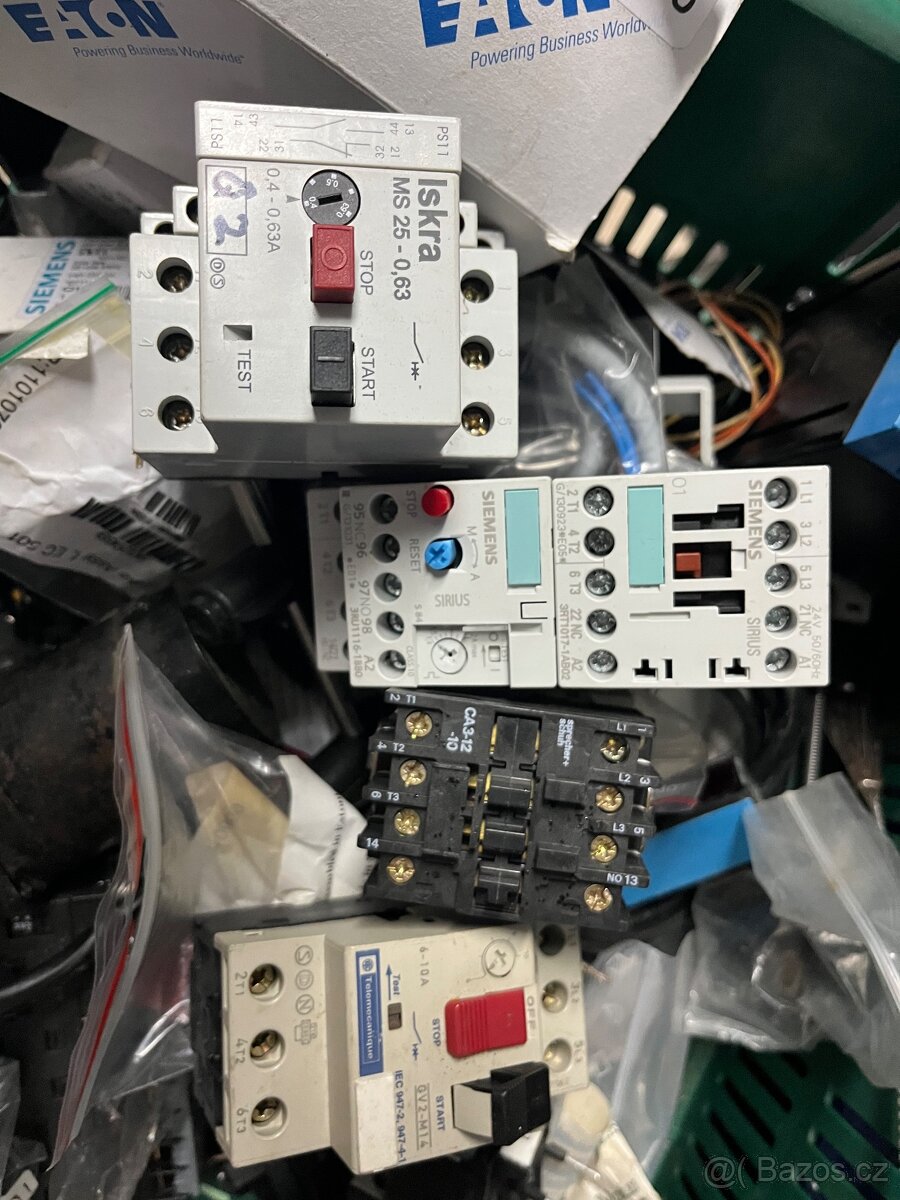 Elektromaterial,jističe,el.brzdy