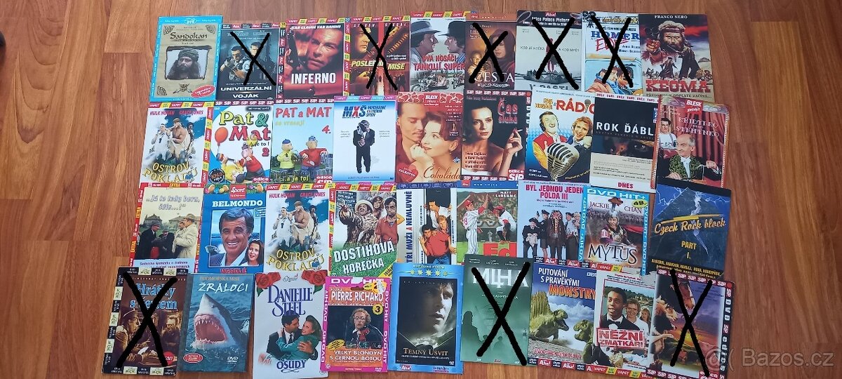 Prodám filmové DVD