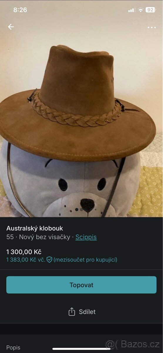 Western australský klobouk