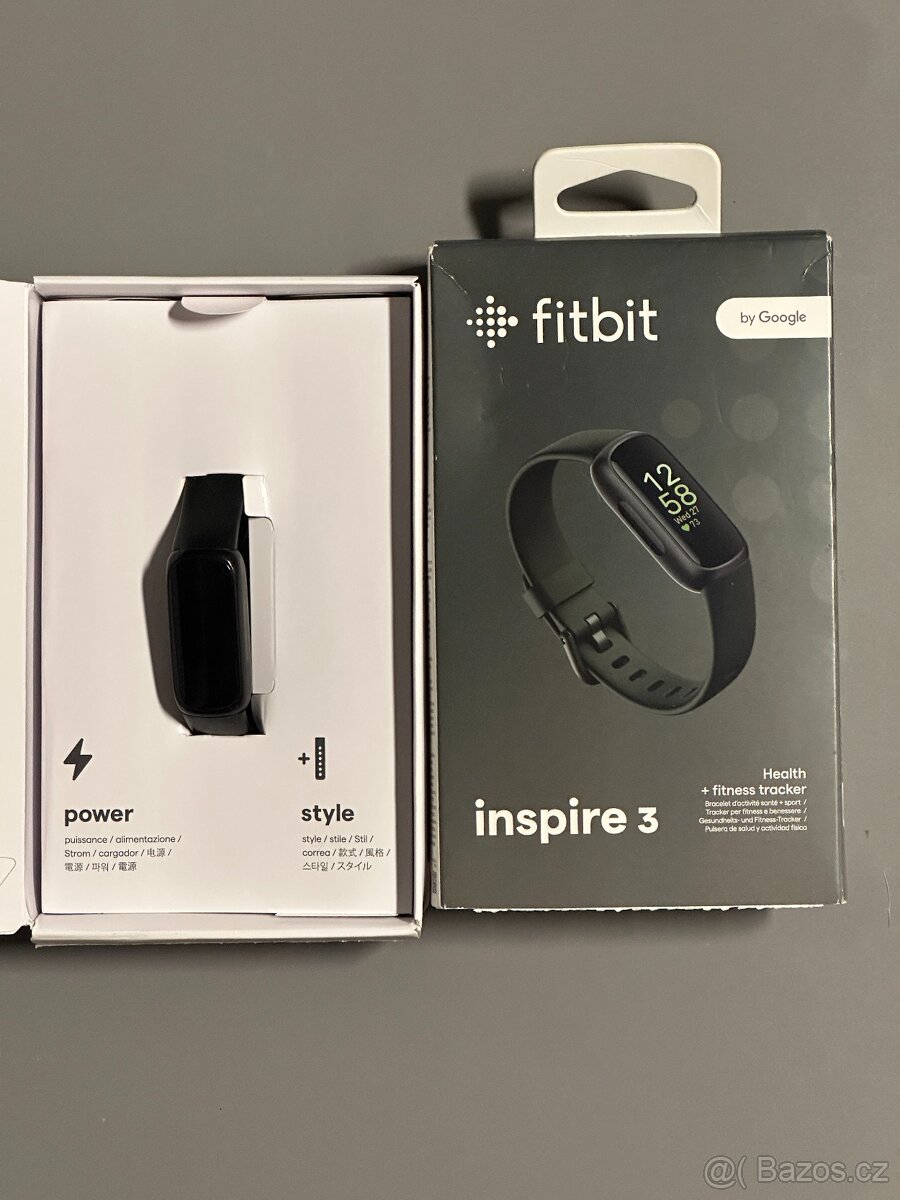 Chytrý náramek Fitbit Inspire 3 černý