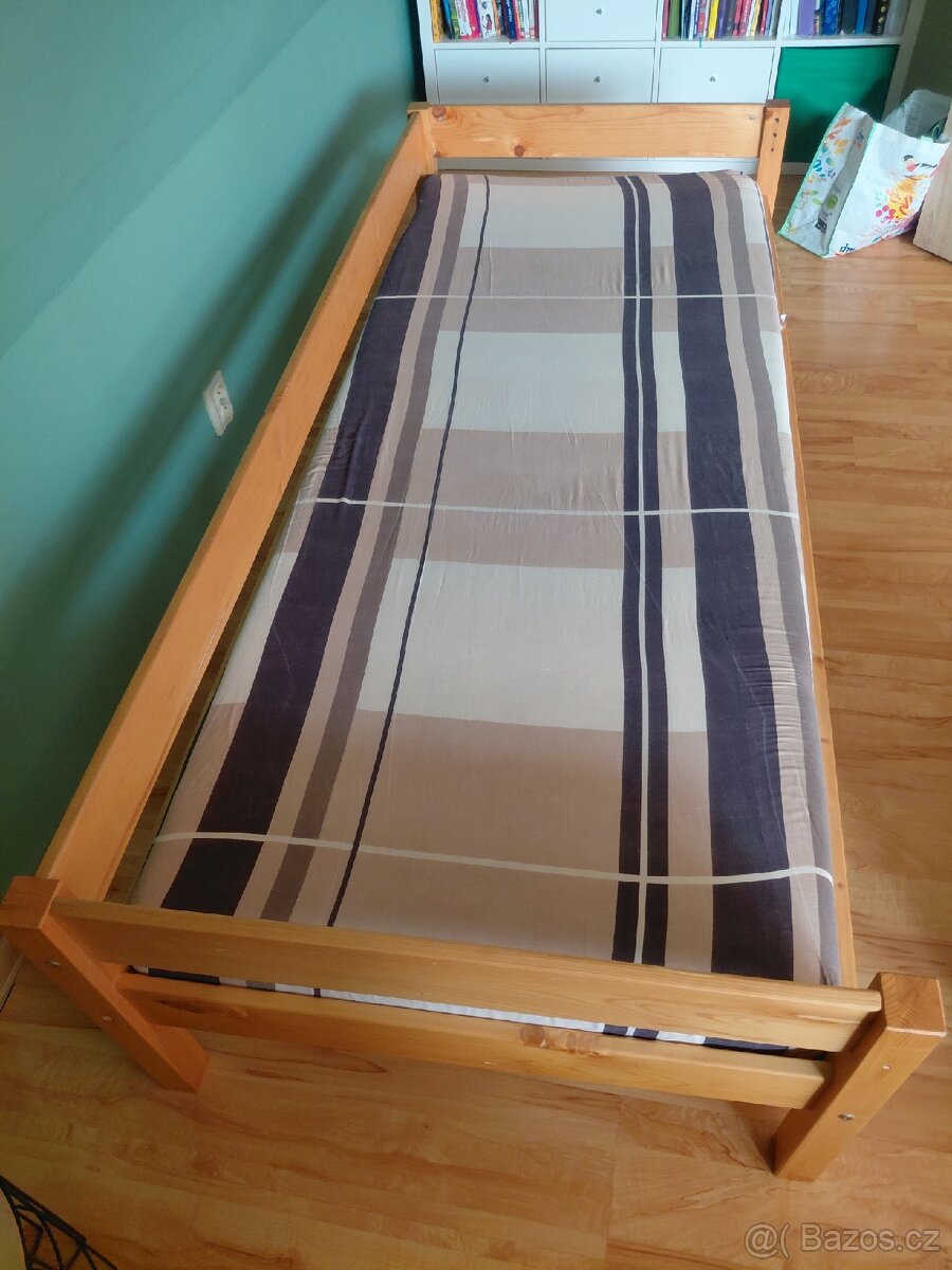 Postel s matrací 80x200