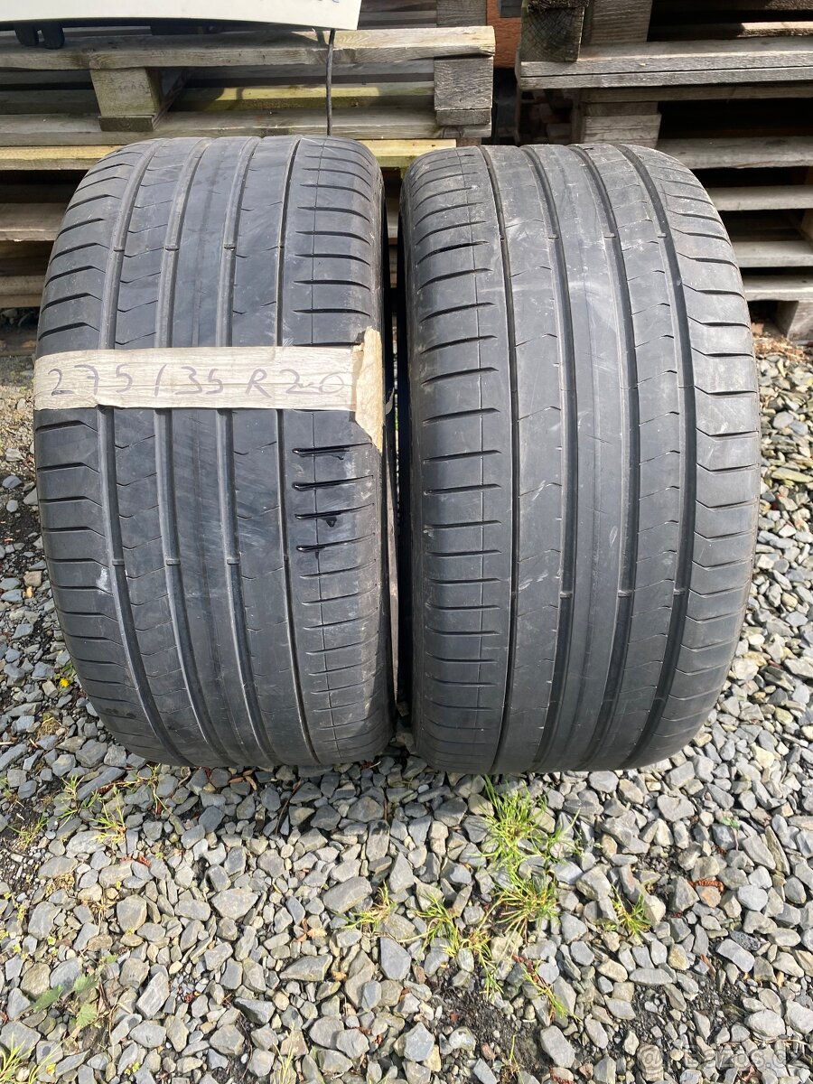 Prodam 2.ks letnich pneu 275/35R20 pirelli runflat