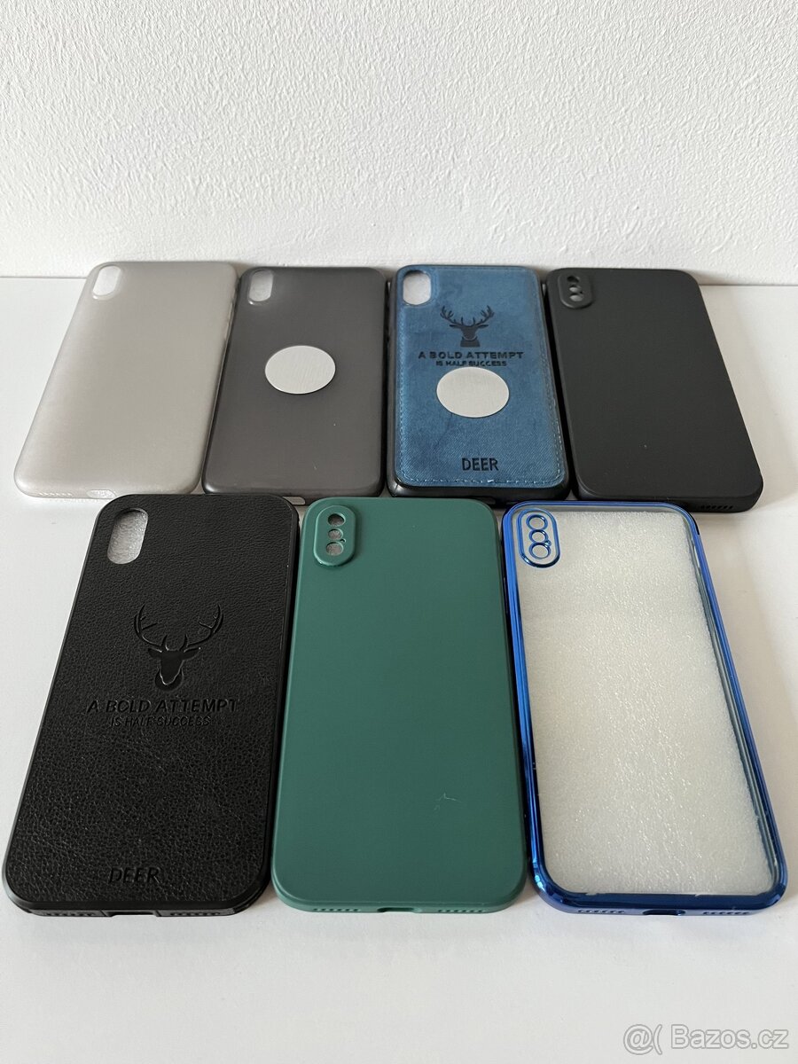 iPhone X/XS kryt/ochranný obal/tvrzené sklo