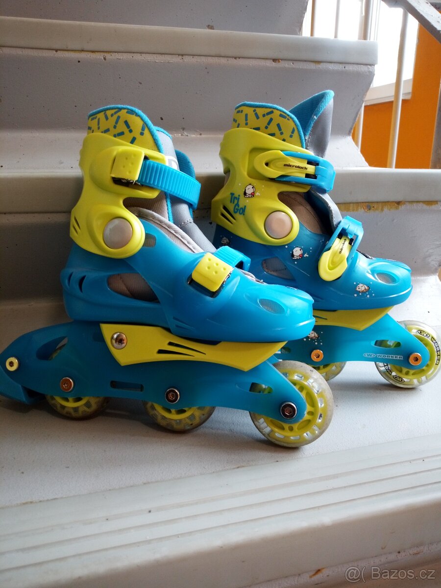 Prodám chlapecké inline brusle