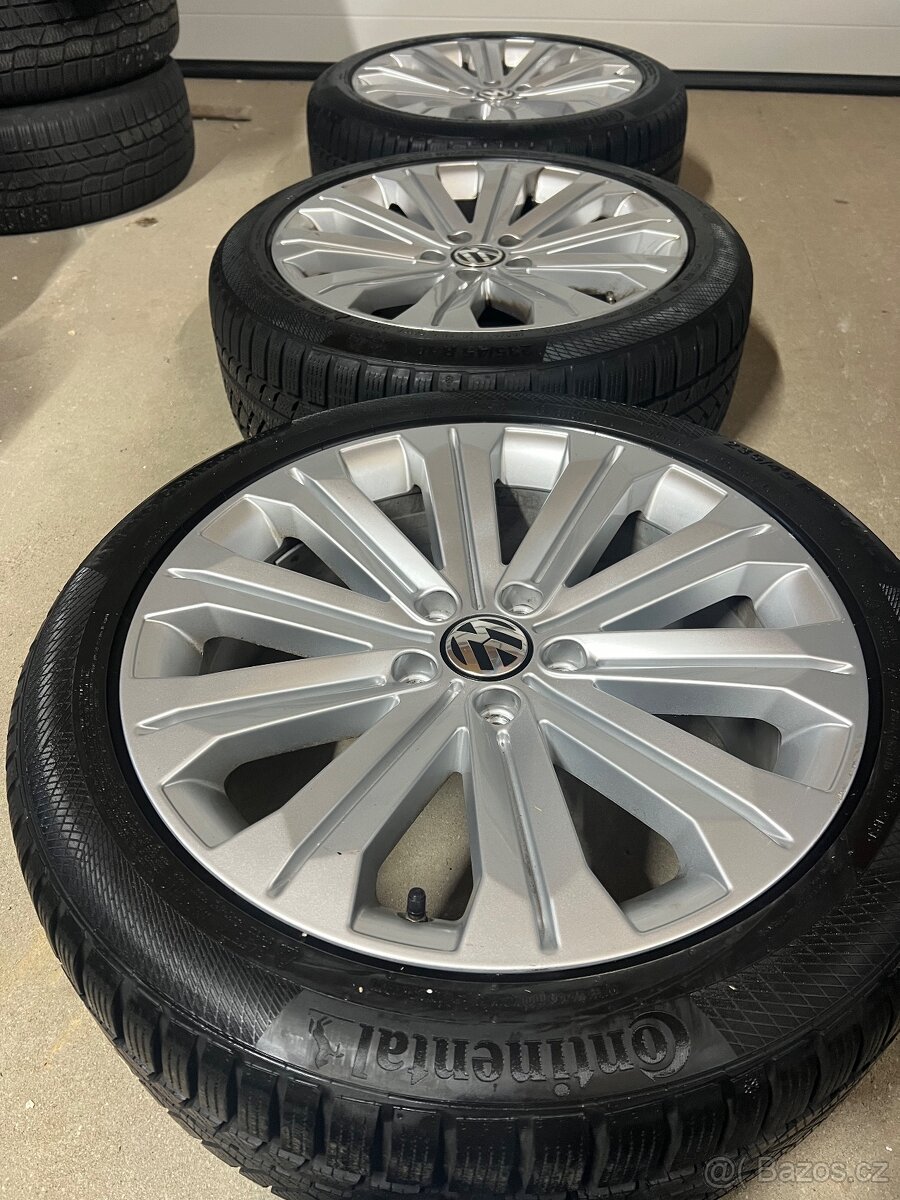 Originální zimní sada VW 235/45R18, Continental 8mm
