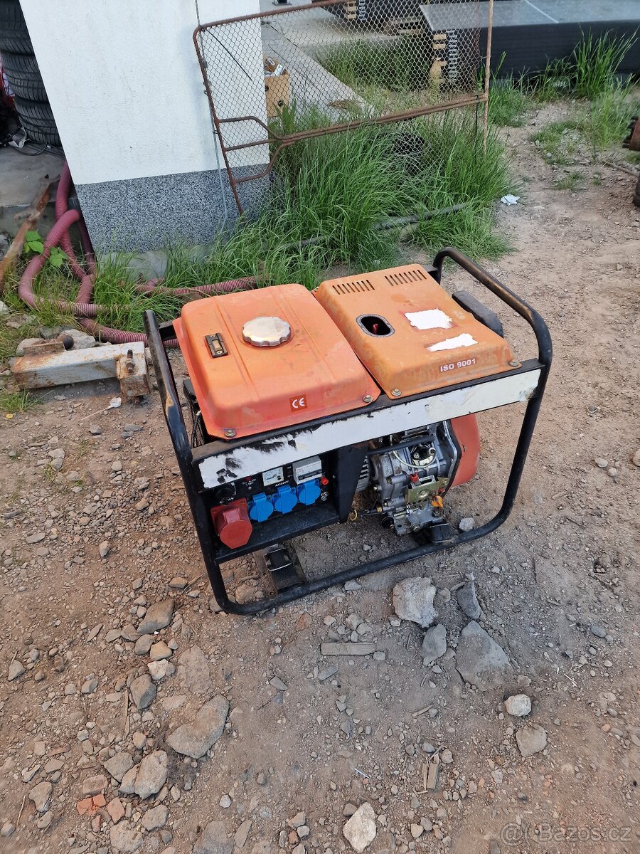 naftová elektrocentrála 6kw