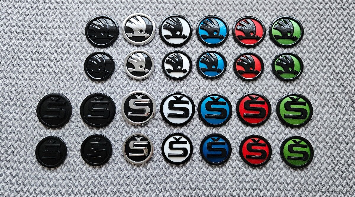 Nove znaky Skoda, Logo Skoda 90mm 80mm