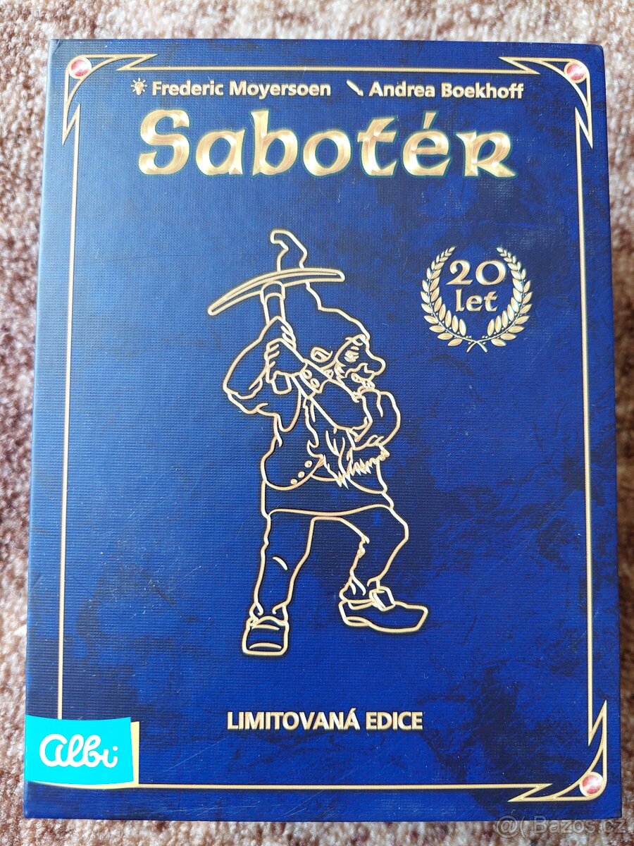 desková hra Sabotér: 20letá výroční limitovaná edice