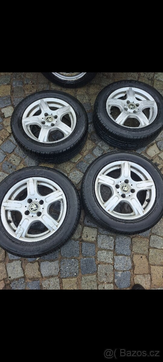 Kola škoda Felicia 4x100 R14 krásné letní gumy