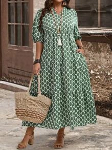 dámské šaty v boho stylu vel XL.