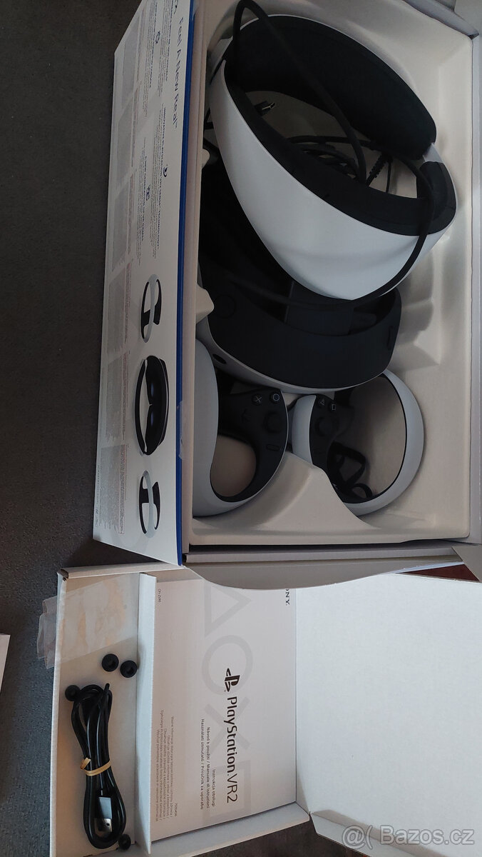 Prodám Sony VR2 pro PS5 + Nabijecí stanice Ipega P5 VR 2