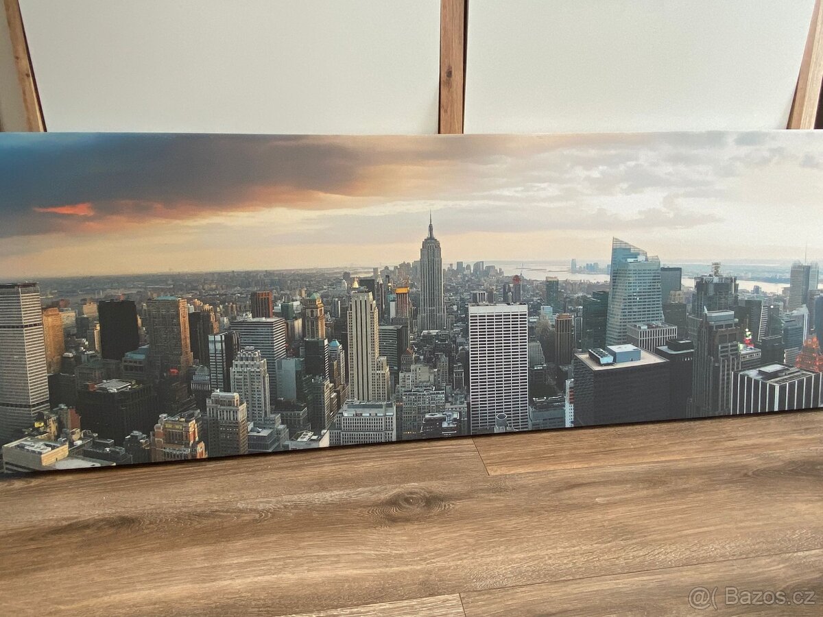 Obraz na plátně New York 45 x 145 cm