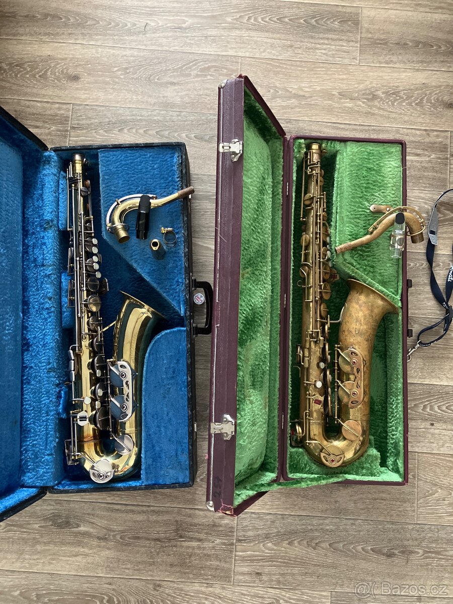 Tenorový saxofon Amati Toneking č. 27018 a Lignatone