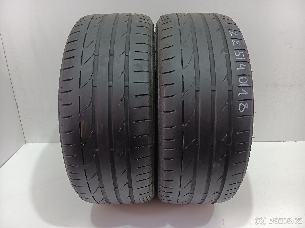 2ks letní pneu 225/40/18 Bridgestone
