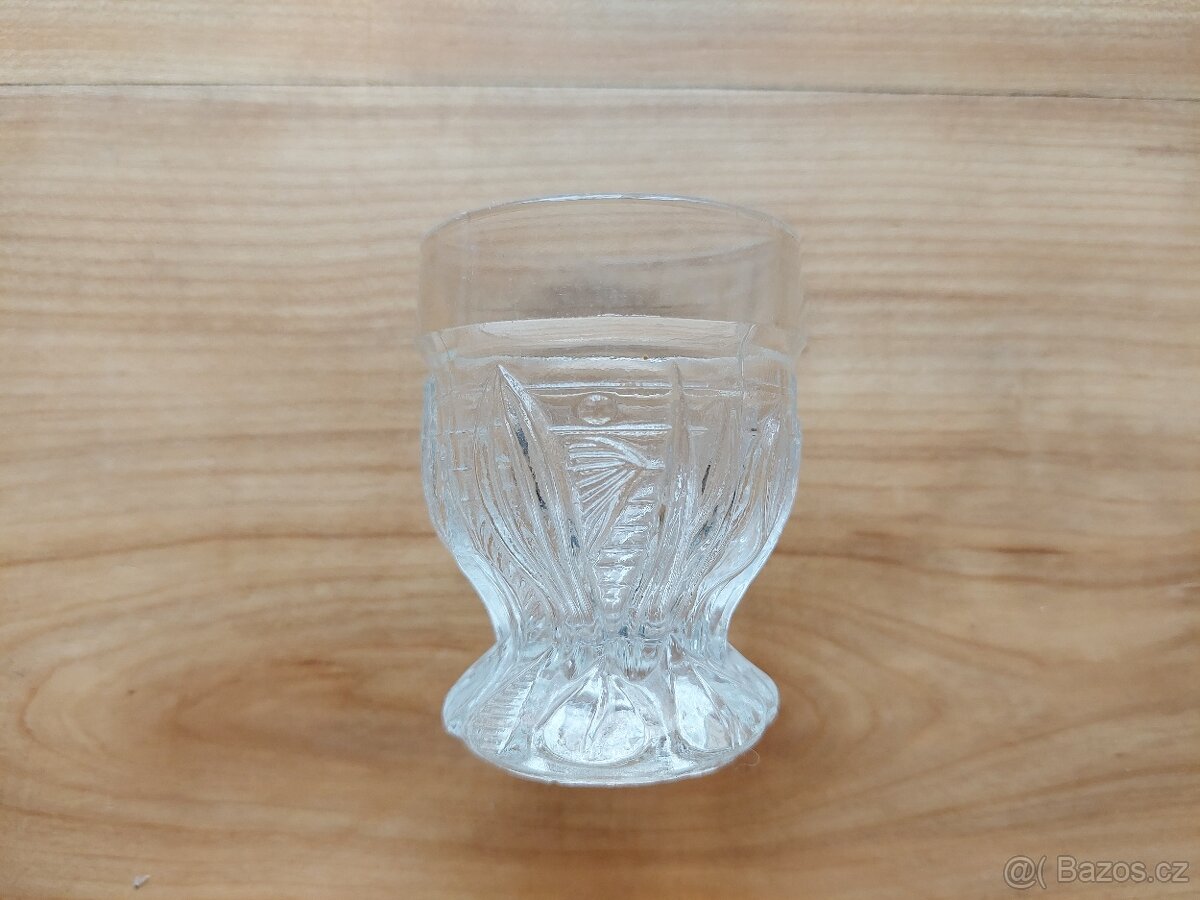 Retro starožitný panák, sklenička, štamprle - SLEVA