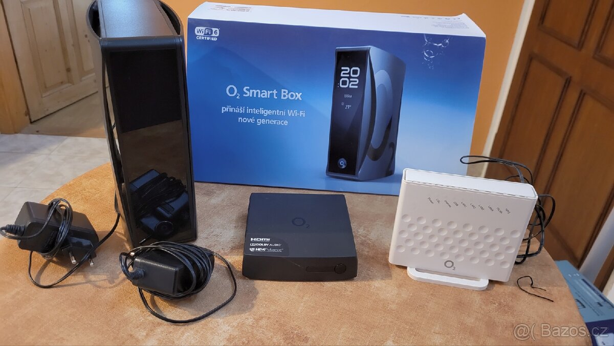 O2 SMART BOX + modem + settopbox