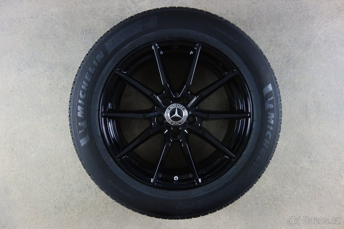 Mercedes GLC alu kola Platin 5x112 235/60/18 zimní, DOT 2824