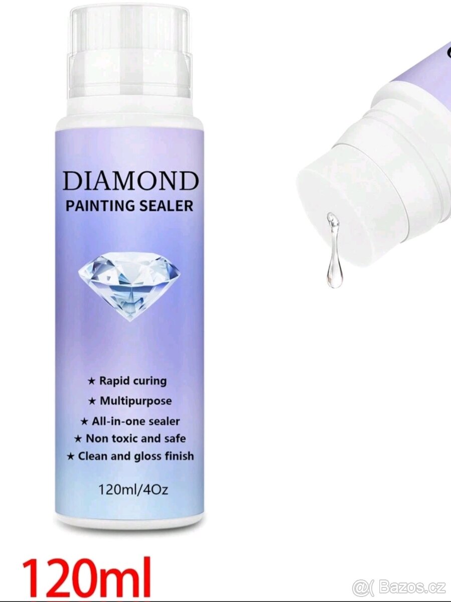 Fixační lepidlo pro diamantové malování, nové nepoužité, 1