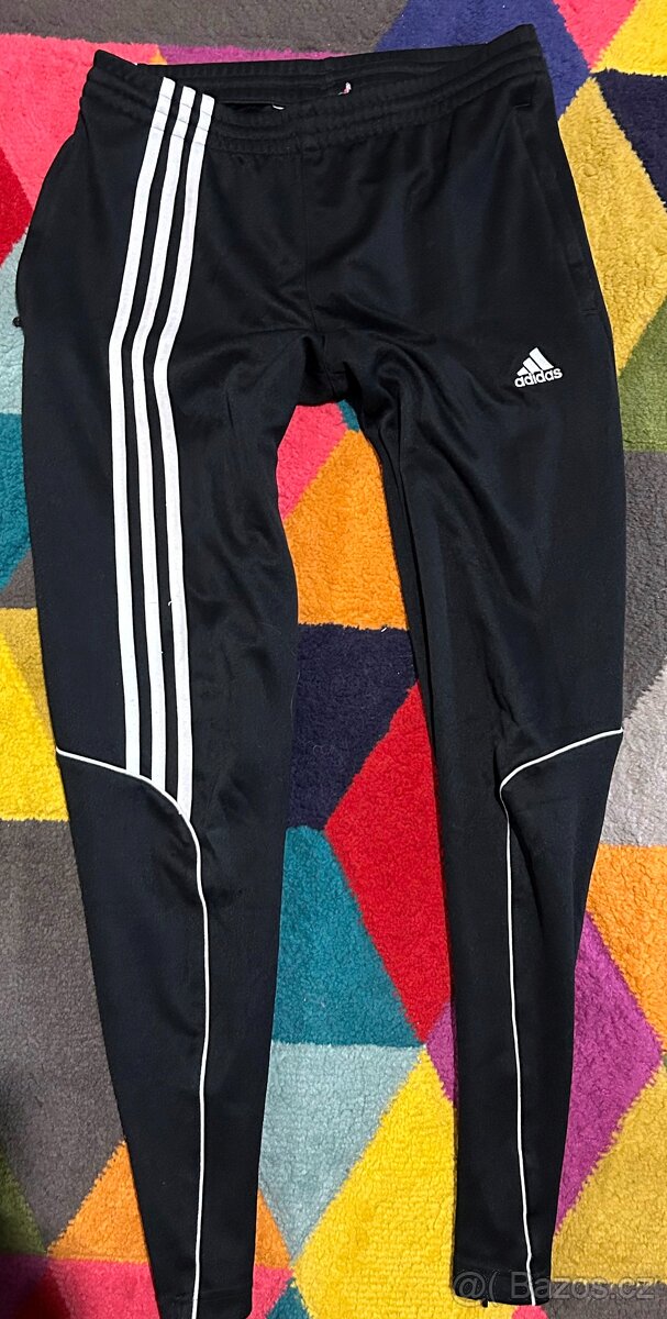 ADIDAS  PÁNSKÉ SLIM SPORTOVNÍ SKINNY TEPLÁKY M