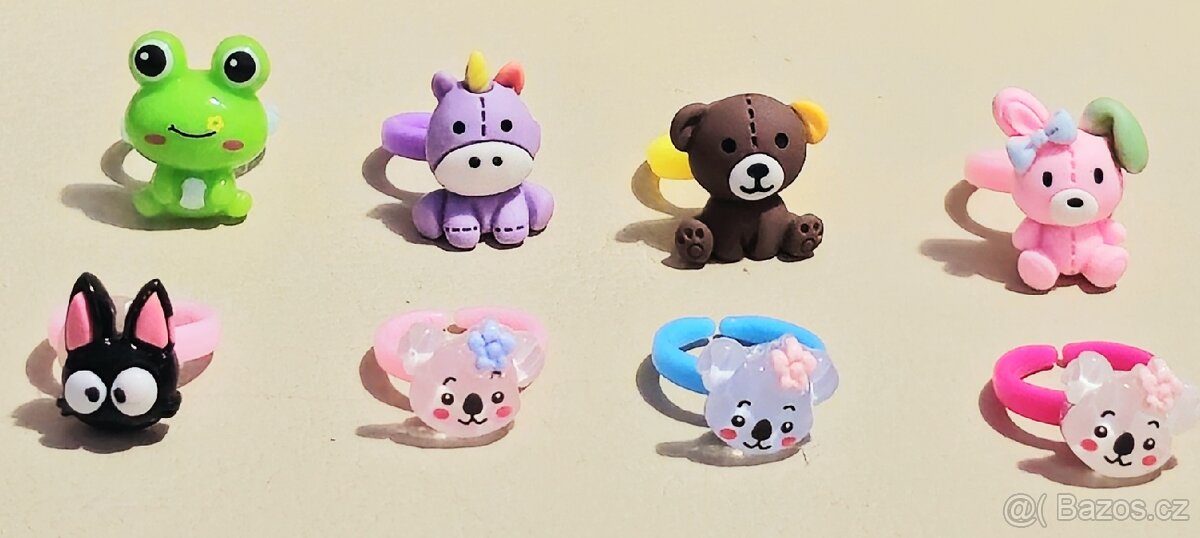 Sada dětských prstýnků